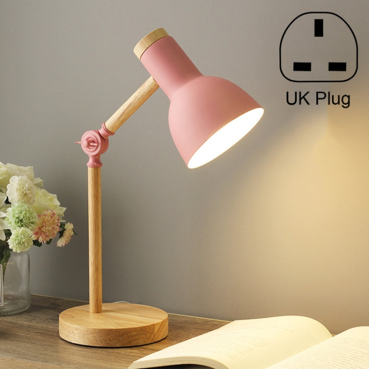 T1062 Dormitory Eye Protection Desk Lamp Bbedroom Bedside Wood Lamp