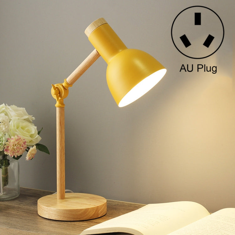T1062 Dormitory Eye Protection Desk Lamp Bbedroom Bedside Wood Lamp