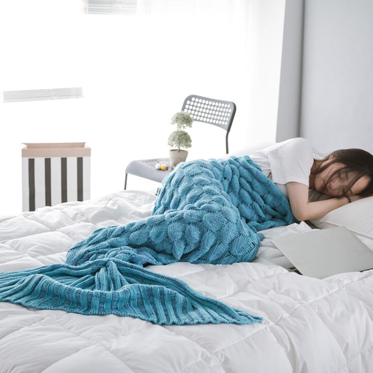 Mermaid Tail Knitted Blanket Fish Tail Blanket