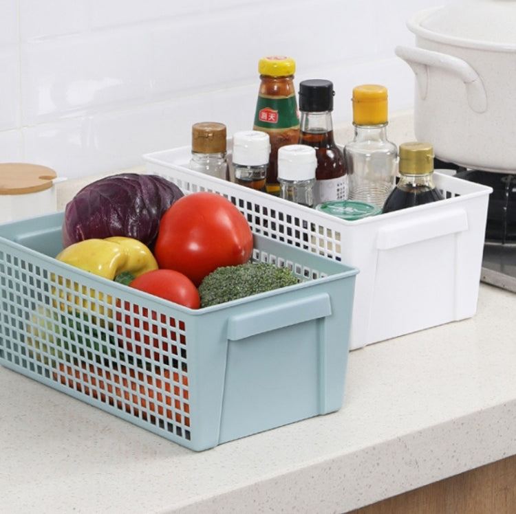 Desktop Snacks & Sundries Storage Basket Rectangular Plastic Storage Basket