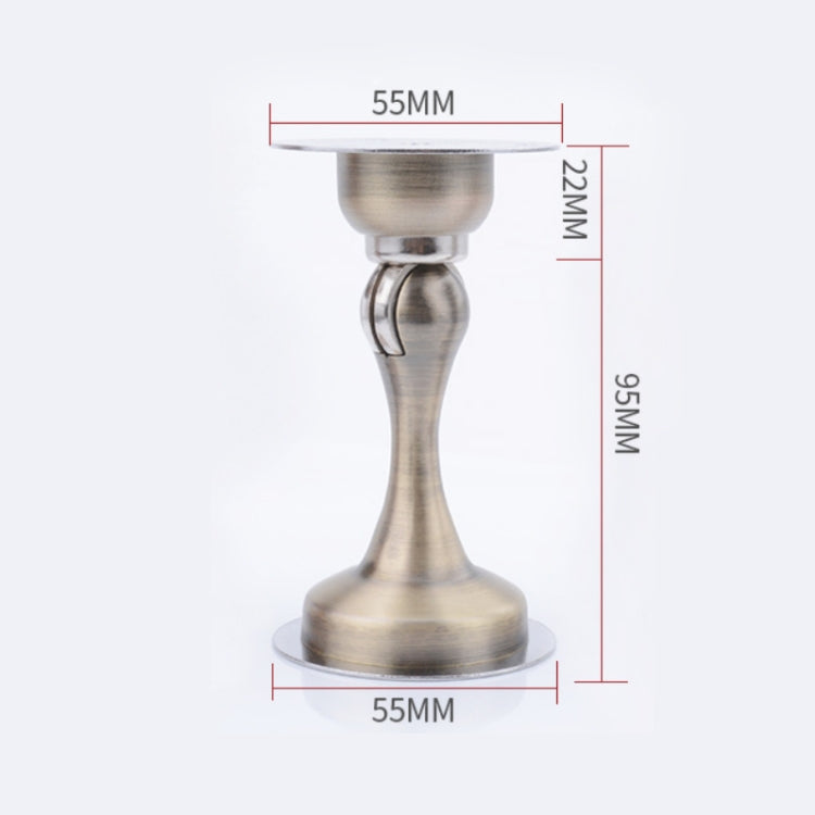 Punch-Free Stainless Steel Thickened Strong Magnetic Door Stopper