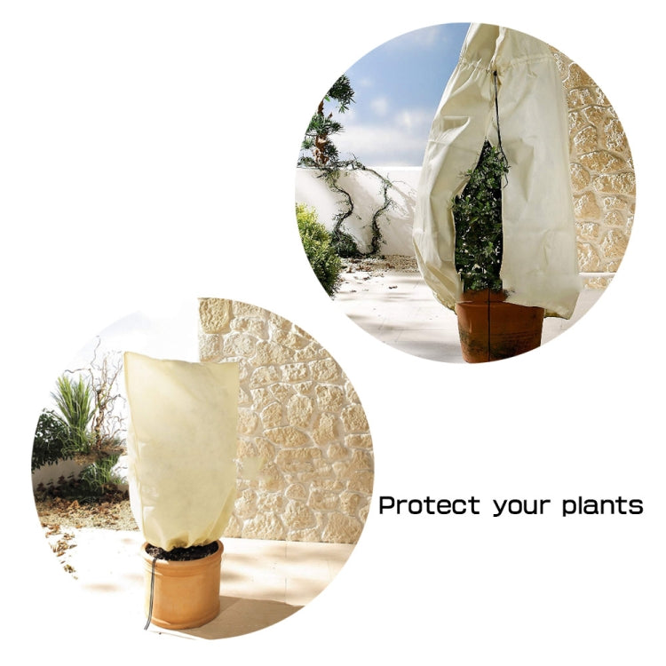 2 PCS Winter Plant Freeze Protection Cover Non-Woven Anti-Bacterial Tree Cover
