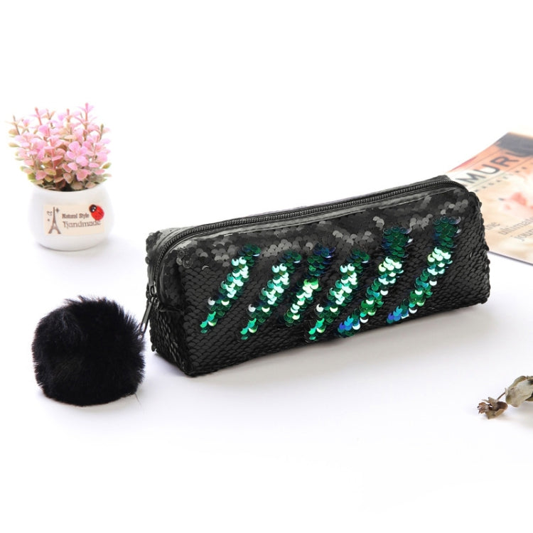 Reversible Sequin Pencil Case for Girls School Supplies Super Big Stationery Gift Magic Makeup Bag