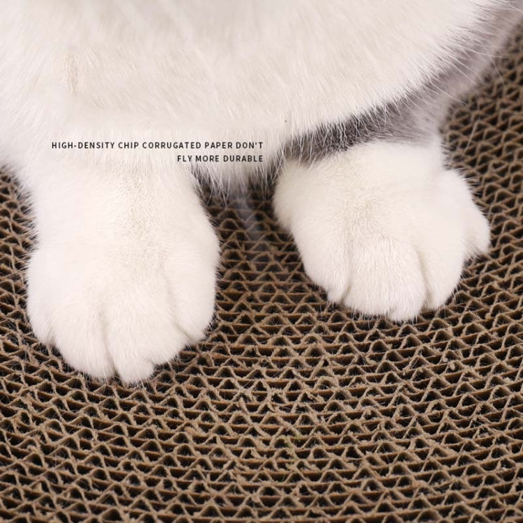 Round Corrugated Cat Scratcher Claw Sharpener Toy Bed