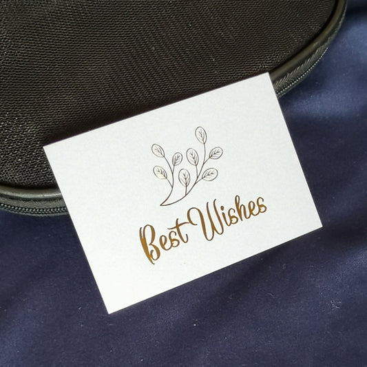 150 PCS Wedding Blessing Card Thank You Message Gift Decoration Card Bronzing Flower Greeting Card