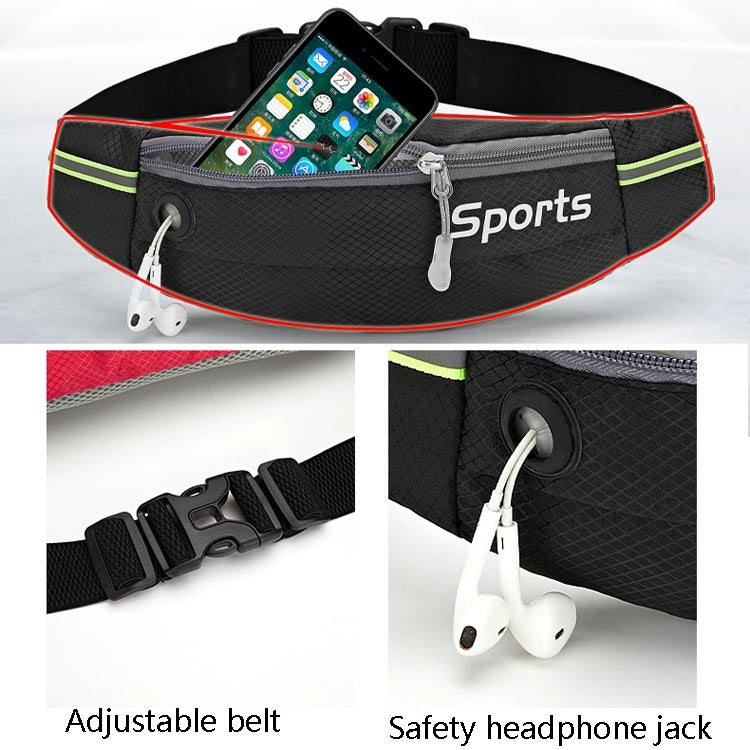 Sports Waist Bag Running Equipment Lightweight Large-Capacity Water-Repellent Breathable Outdoor Bag