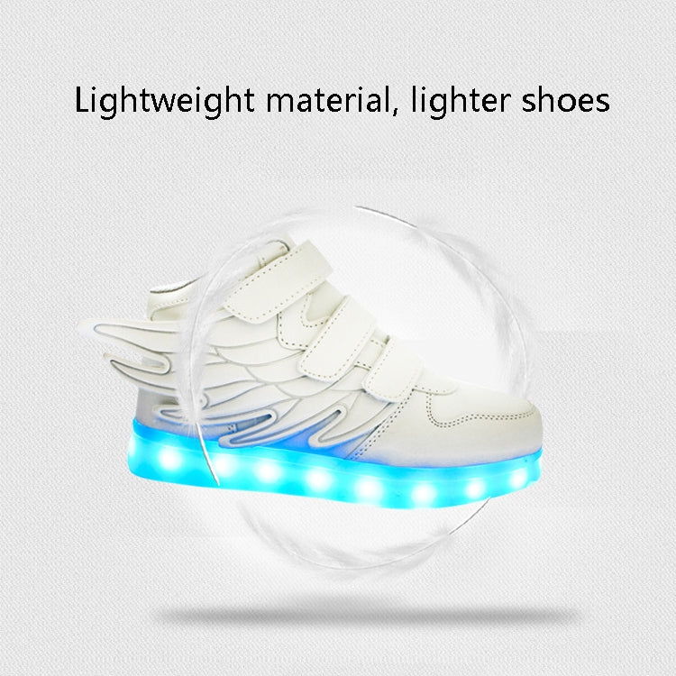 Children Colorful Light Shoes LED Charging Luminous Shoes