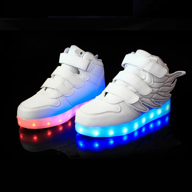 Children Colorful Light Shoes LED Charging Luminous Shoes