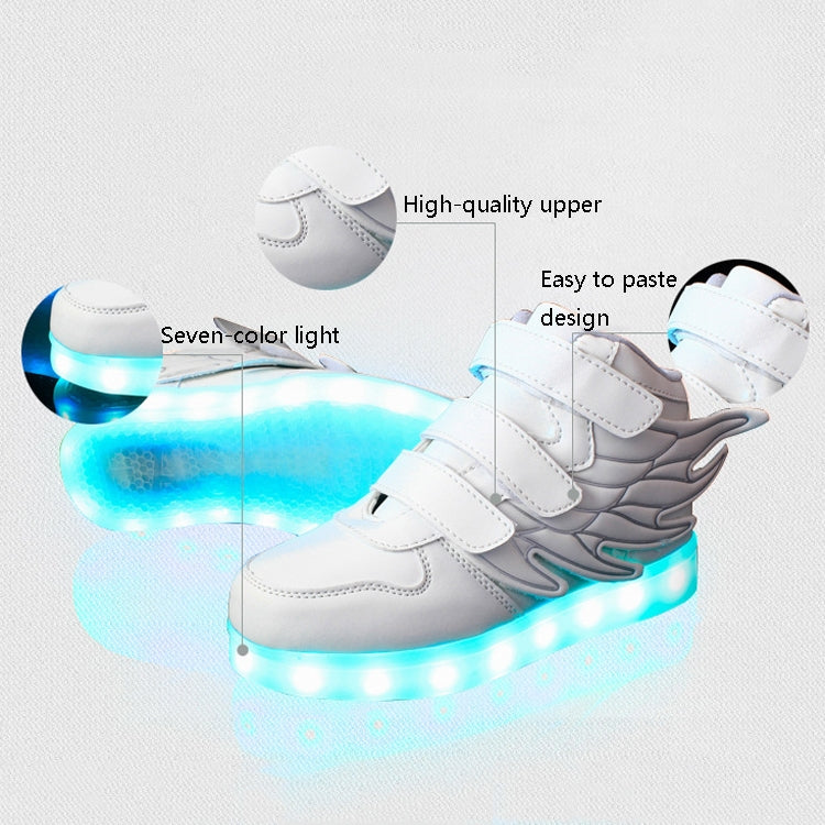 Children Colorful Light Shoes LED Charging Luminous Shoes