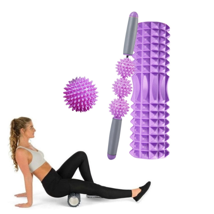 3 in 1 Eva Foam Roller Hollow Muscle Relaxation Roller Yoga Column Set, Length:, 33cm (Blue Crescent), 33cm (Pink Crescent ), 33cm  (Purple Crescent ), 45cm (Pink Crescent), 45cm (Purple Crescent ), 45cm (Blue Crescent), 45cm (Pink Wolf Tooth )��������...