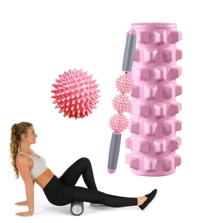 3 in 1 Eva Foam Roller Hollow Muscle Relaxation Roller Yoga Column Set, Length:, 33cm (Blue Crescent), 33cm (Pink Crescent ), 33cm  (Purple Crescent ), 45cm (Pink Crescent), 45cm (Purple Crescent ), 45cm (Blue Crescent), 45cm (Pink Wolf Tooth )��������...