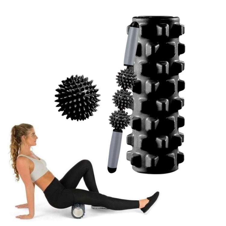 3 in 1 Eva Foam Roller Hollow Muscle Relaxation Roller Yoga Column Set, Length:, 33cm (Blue Crescent), 33cm (Pink Crescent ), 33cm  (Purple Crescent ), 45cm (Pink Crescent), 45cm (Purple Crescent ), 45cm (Blue Crescent), 45cm (Pink Wolf Tooth )��������...