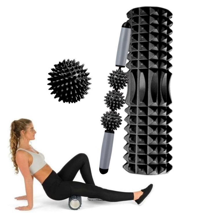 3 in 1 Eva Foam Roller Hollow Muscle Relaxation Roller Yoga Column Set, Length:, 33cm (Blue Crescent), 33cm (Pink Crescent ), 33cm  (Purple Crescent ), 45cm (Pink Crescent), 45cm (Purple Crescent ), 45cm (Blue Crescent), 45cm (Pink Wolf Tooth )��������...