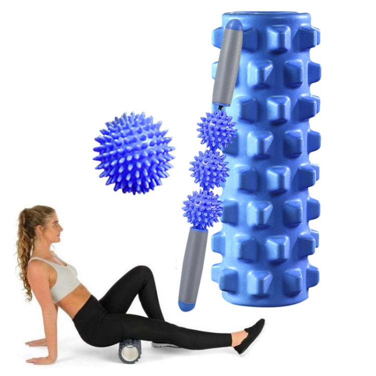 3 in 1 Eva Foam Roller Hollow Muscle Relaxation Roller Yoga Column Set, Length:, 33cm (Blue Crescent), 33cm (Pink Crescent ), 33cm  (Purple Crescent ), 45cm (Pink Crescent), 45cm (Purple Crescent ), 45cm (Blue Crescent), 45cm (Pink Wolf Tooth )��������...