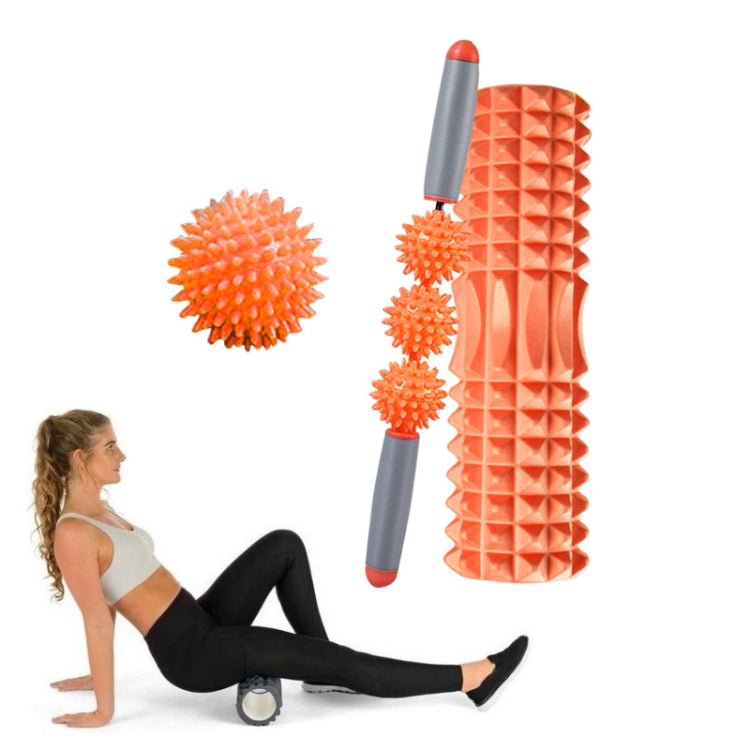 3 in 1 Eva Foam Roller Hollow Muscle Relaxation Roller Yoga Column Set, Length:, 33cm (Blue Crescent), 33cm (Pink Crescent ), 33cm  (Purple Crescent ), 45cm (Pink Crescent), 45cm (Purple Crescent ), 45cm (Blue Crescent), 45cm (Pink Wolf Tooth )��������...