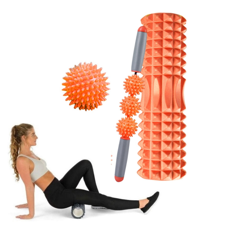 3 in 1 Eva Foam Roller Hollow Muscle Relaxation Roller Yoga Column Set, Length:, 33cm (Blue Crescent), 33cm (Pink Crescent ), 33cm  (Purple Crescent ), 45cm (Pink Crescent), 45cm (Purple Crescent ), 45cm (Blue Crescent), 45cm (Pink Wolf Tooth )��������...