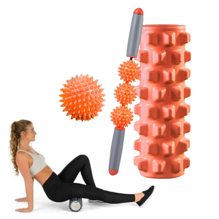 3 in 1 Eva Foam Roller Hollow Muscle Relaxation Roller Yoga Column Set, Length:, 33cm (Blue Crescent), 33cm (Pink Crescent ), 33cm  (Purple Crescent ), 45cm (Pink Crescent), 45cm (Purple Crescent ), 45cm (Blue Crescent), 45cm (Pink Wolf Tooth )��������...