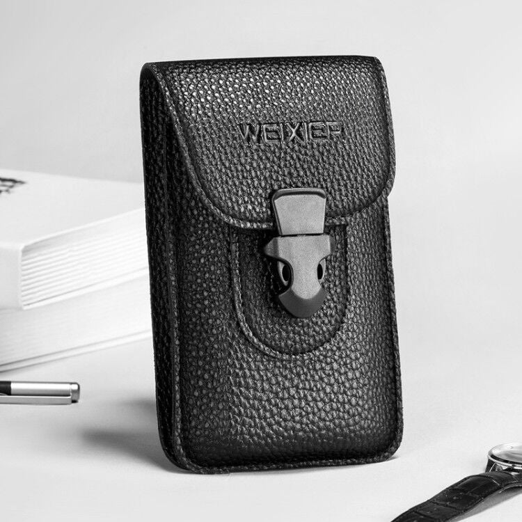 3 PCS WEIXIER 8640 7 Inch Belt Waistband Bag Outdoor Sports Men Mobile Phone Waist Bag