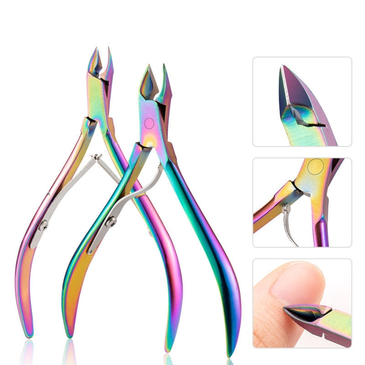 7 in 1 Nail Tools Color Titanium Nail Care Tools