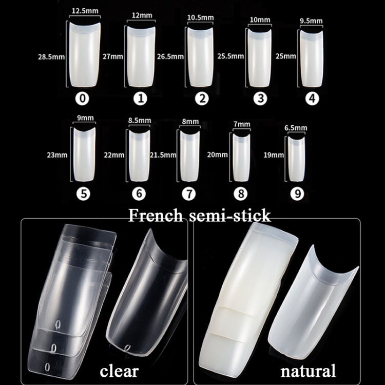 Manicure Tool  Set Fingernails Word Cut Set, Transparent French, Natural French, Transparent Semi-post, Natural Semi-post, Transparent Full Post, Natural Full Post, Transparent French Large Set, Transparent Semi-post Large Set��������������������������...