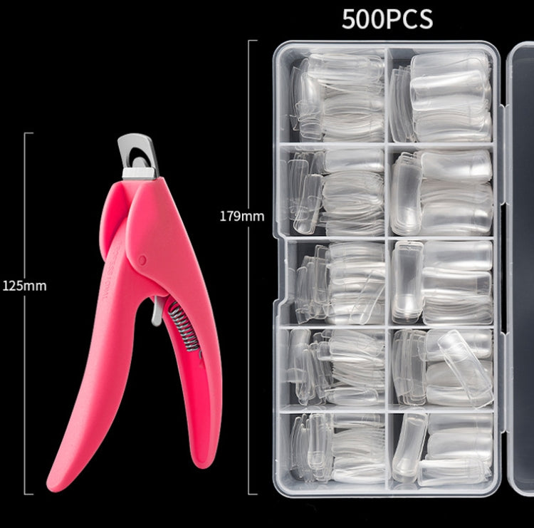 Manicure Tool  Set Fingernails Word Cut Set, Transparent French, Natural French, Transparent Semi-post, Natural Semi-post, Transparent Full Post, Natural Full Post, Transparent French Large Set, Transparent Semi-post Large Set��������������������������...