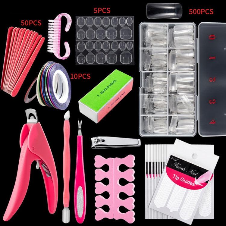 Manicure Tool  Set Fingernails Word Cut Set, Transparent French, Natural French, Transparent Semi-post, Natural Semi-post, Transparent Full Post, Natural Full Post, Transparent French Large Set, Transparent Semi-post Large Set��������������������������...