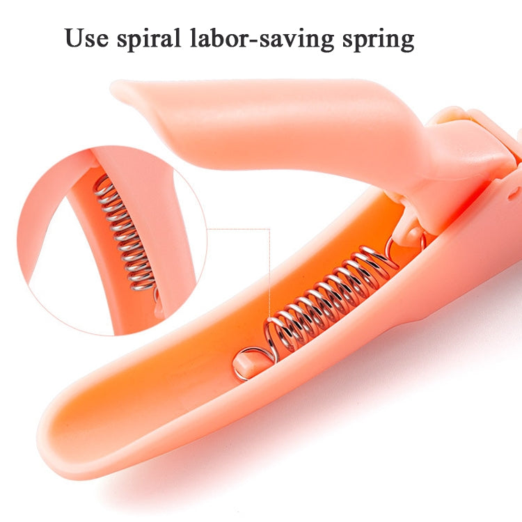 Nail Scissors U-Shaped Scissors DIY French Nail Fake Nail Scissors, Specification: Light Blue