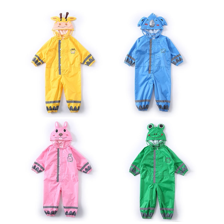 Children One-Piece Raincoat Boys And Girls Lightweight Hooded Poncho