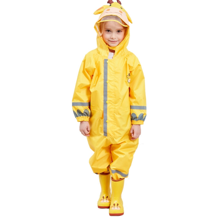 Children One-Piece Raincoat Boys And Girls Lightweight Hooded Poncho