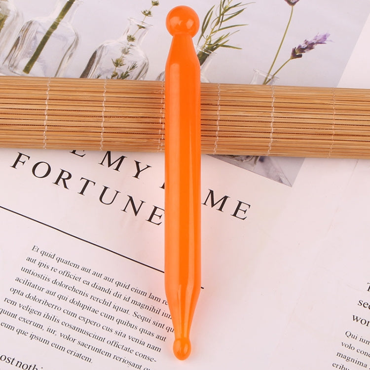 Resin Scraping Sheet Massage Facial Tendon Stick Beauty Salon Shave Board Acupuncture Pen, Color Classification: Amber Ingot Board