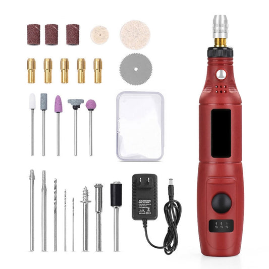 Mini Electrical Engraving Pen Cutting And Polishing Electrical Grinder Tool Set, US Plug