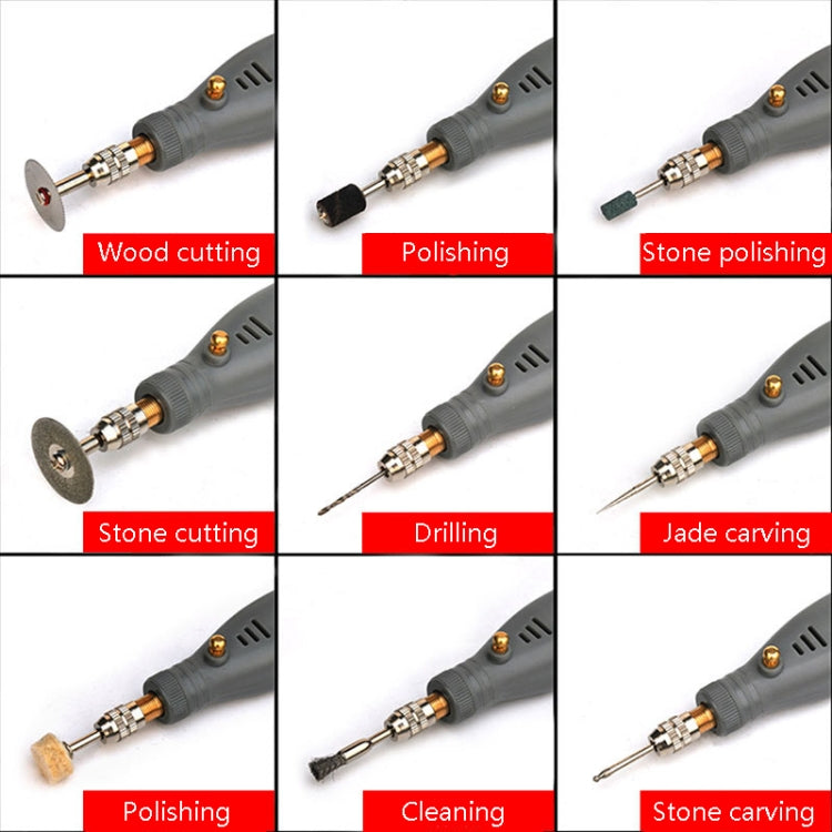 Mini Electrical Engraving Pen Cutting And Polishing Electrical Grinder Tool Set, US Plug