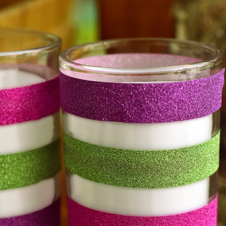 50 Rolls / Box Glitter Tape Hand Ledger Decoration Sticker, 50 Rolls / Box