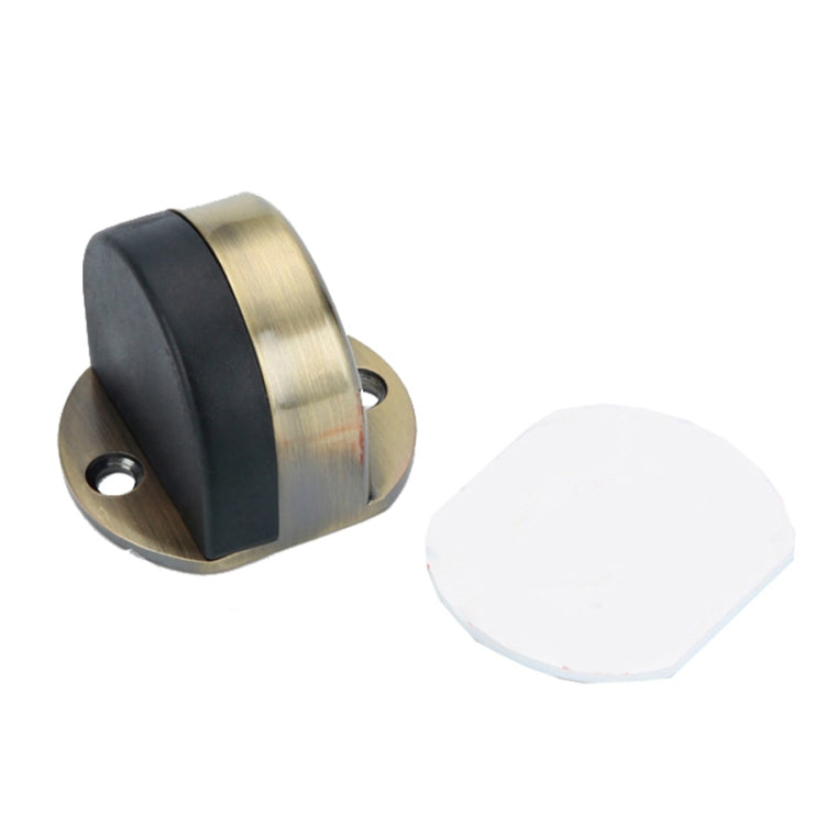 Stainless Steel Punch-Free Door Pad Bedroom Bathroom Invisible Anti-Collision Rubber Door Stopper