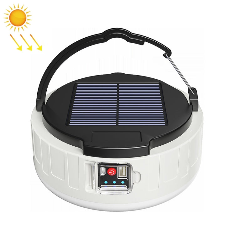 HB208 Solar Power 10W 37 LED Household Emergency Light Mobile Night Market Light Camping Light