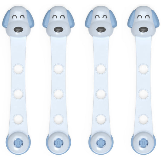 TH3601 4 In 1 Children Safety Protective Supplies Children Drawers Safety Lock, Blue, Pink