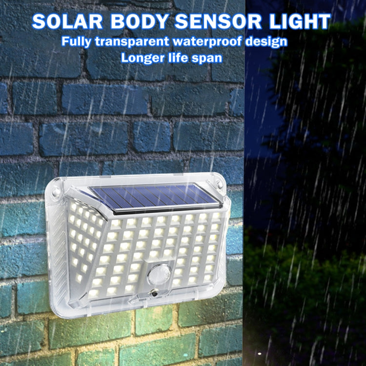 Solar Wall Light Garden Four-Sided Luminous Solar Light Human Body Induction Waterproof Outdoor Light