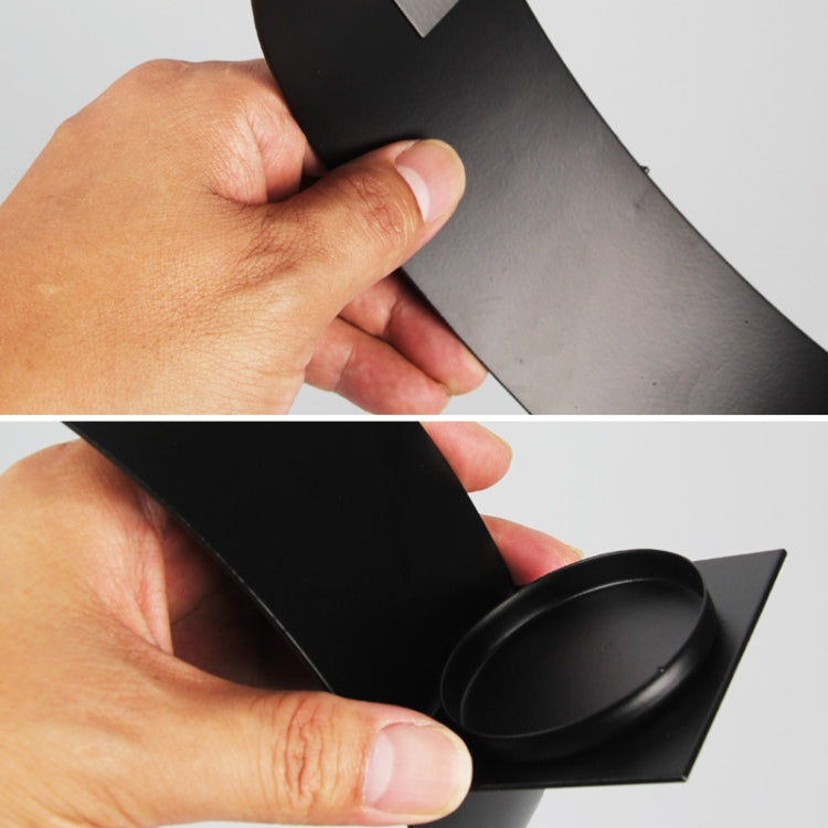 2 PCS BS2001 Three-Dimensional Arc Wall Hanging Iron Candlestick Wall Decoration, Arc Wall Hanging Iron