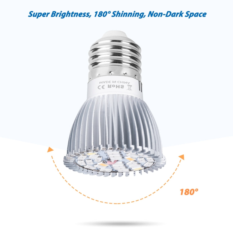 2 PCS LED Plant Growth Lamp Full Spectrum Plant Fill Light Cup