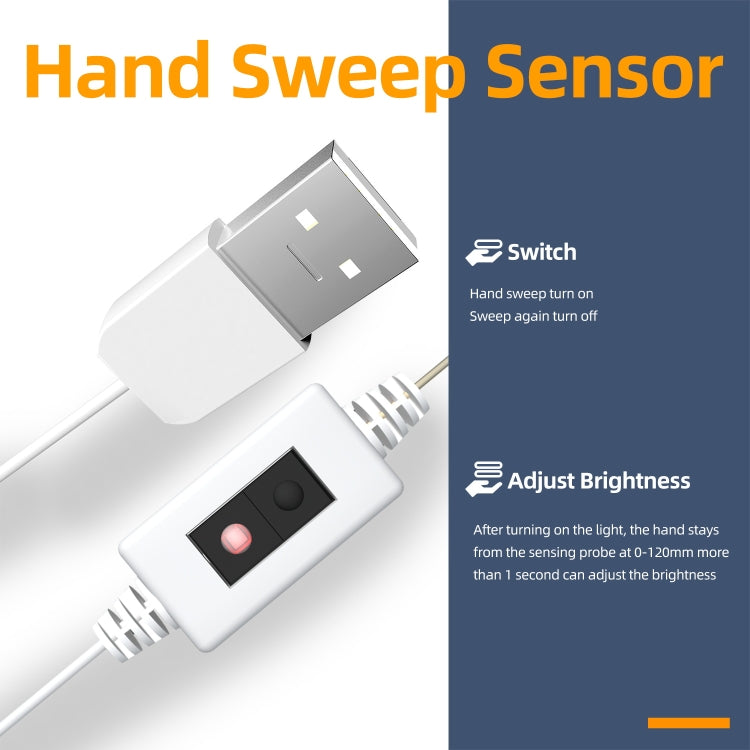 LED Planting Filling Light Belt USB Hand Scan Dimming Full Spectrum Indoor Plant Lamp