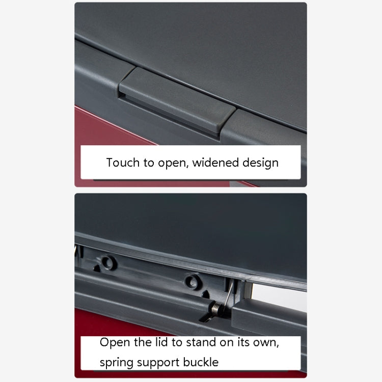 VitunHOO TG3450 Long Legs Trash Can Household Trash Can With Lid