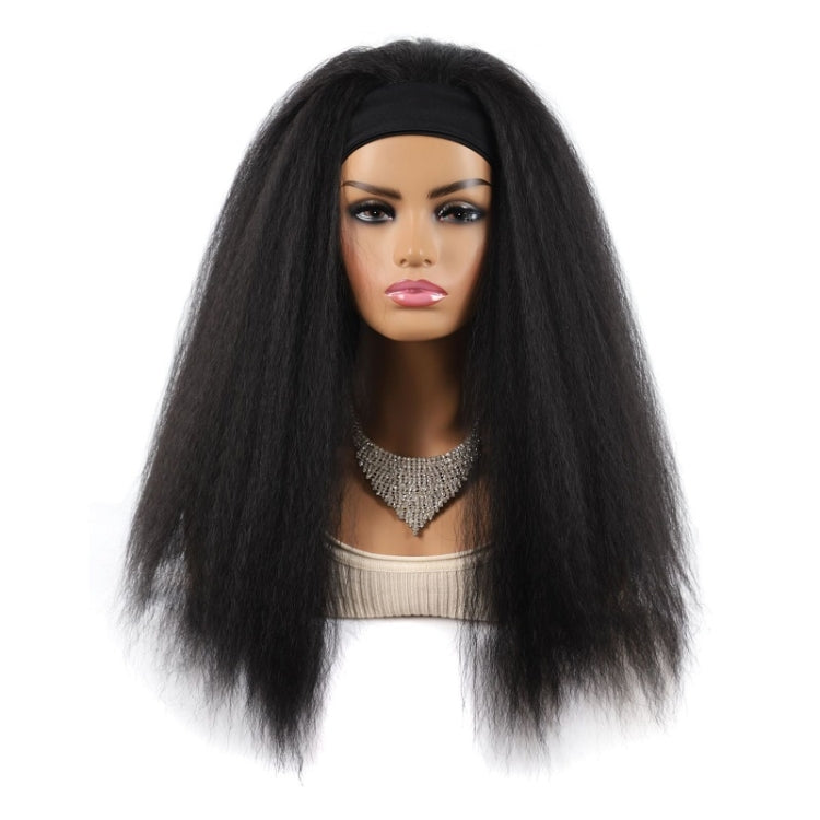 Turban Headband Corn Beard Long Hair Wig Headgear