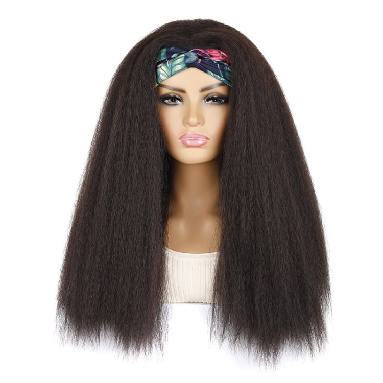 Turban Headband Corn Beard Long Hair Wig Headgear