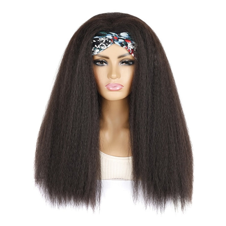 Turban Headband Corn Beard Long Hair Wig Headgear