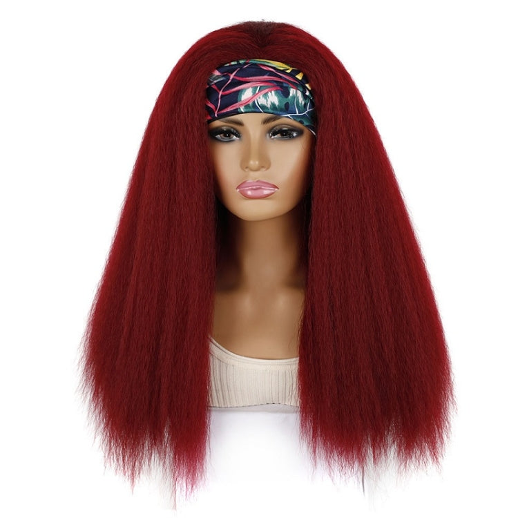 Turban Headband Corn Beard Long Hair Wig Headgear