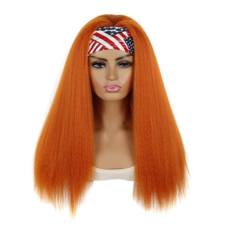 Turban Headband Corn Beard Long Hair Wig Headgear