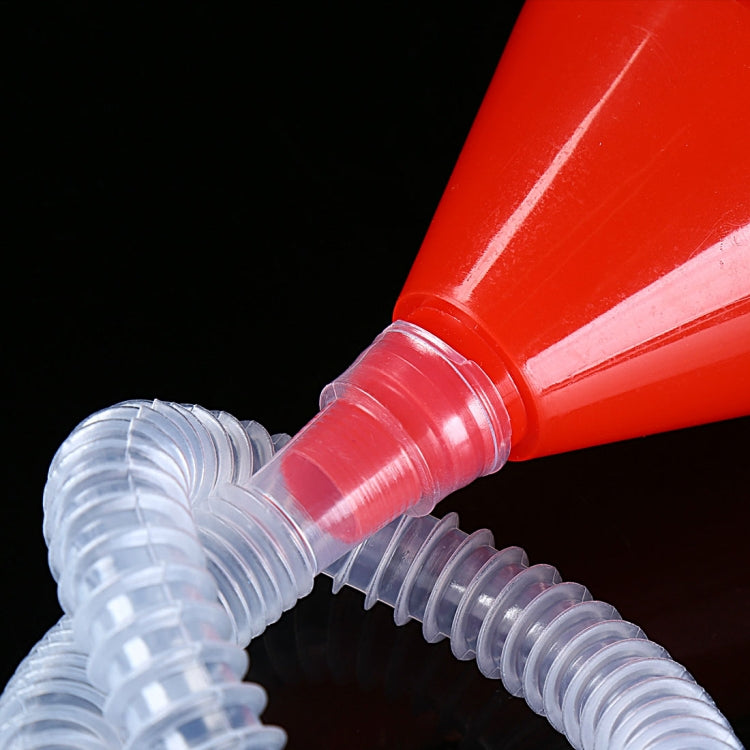 Pour Oil Tool  Car Motorcycle Truck Vehicle Plastic Filling Funnel with Soft Pipe