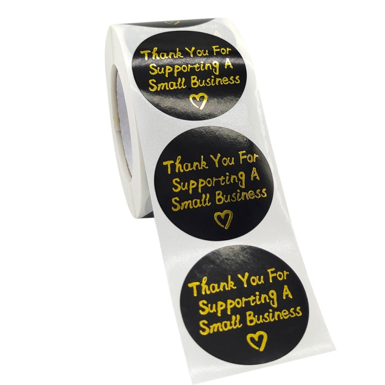 Stamping Thank You Sticker Envelope Sealing Sticker Gift Decoration Label, 3.8cm / 1.5inch