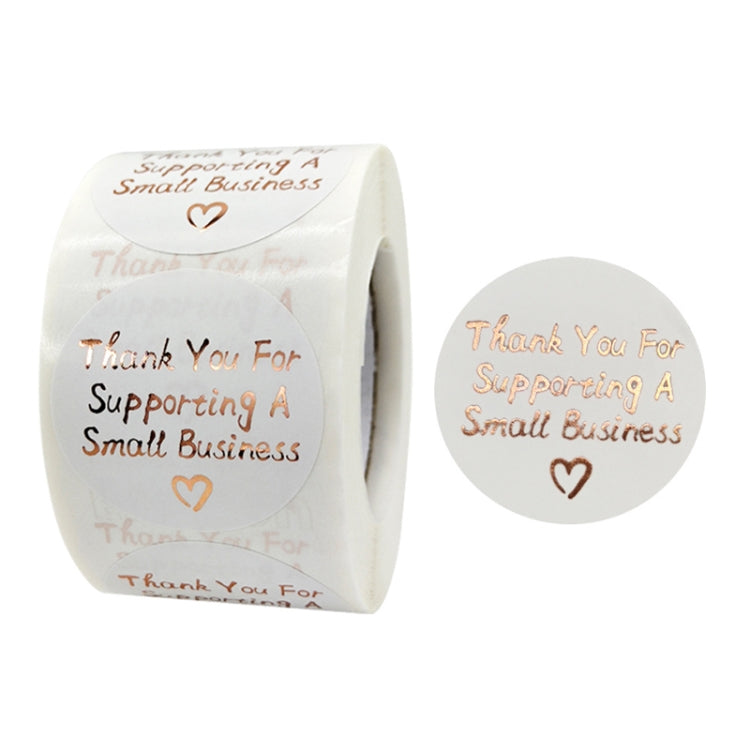 Stamping Thank You Sticker Envelope Sealing Sticker Gift Decoration Label, 3.8cm / 1.5inch