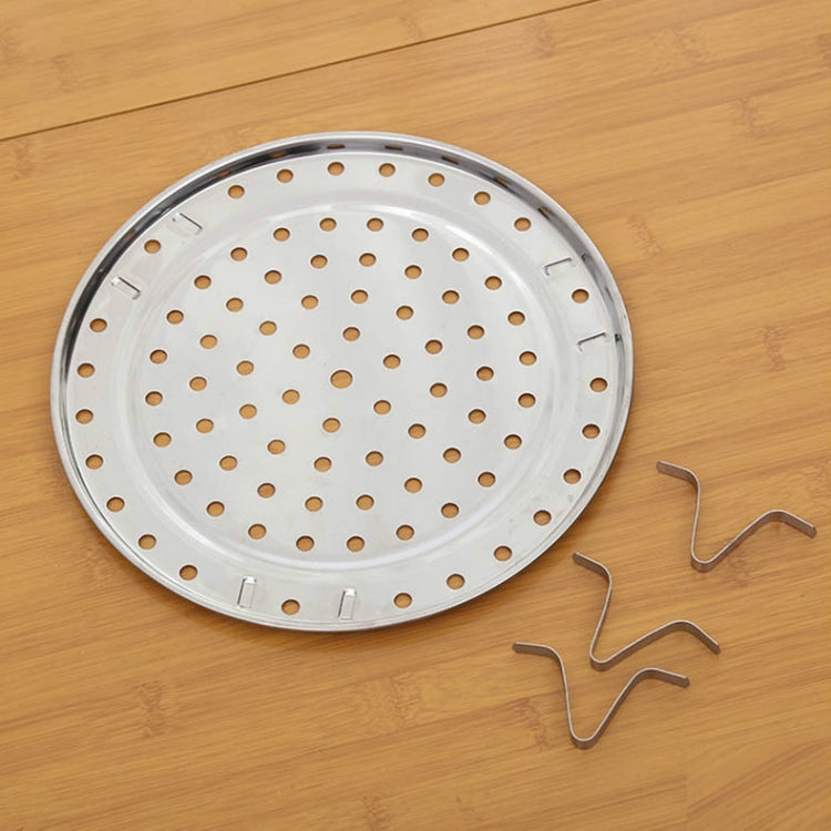 2 PCS Multifunctional Stainless Steel Three-leg Steamed Bun Steamed Rack